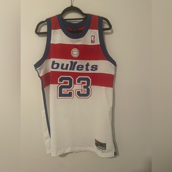 Nike Swingman Michael Jordan Washington Wizards Bullets Throwback Jersey - Picture 1 of 5